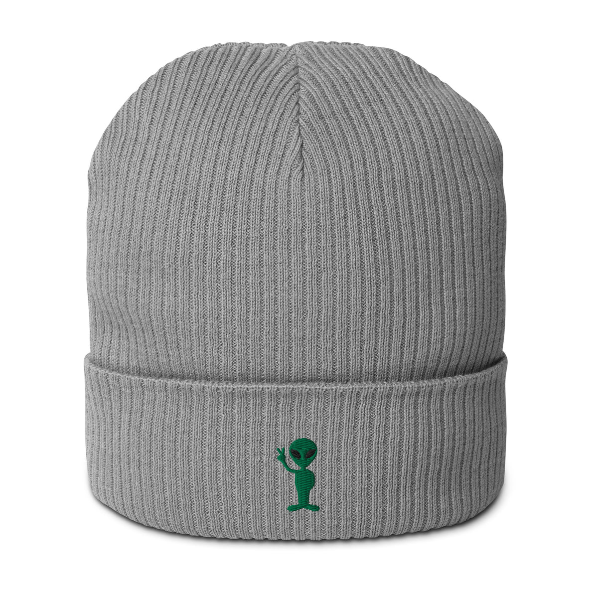 Organic ribbed beanie